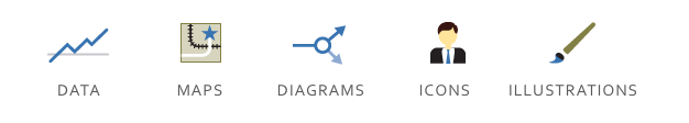 icons data diagrams maps illustrations