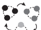 illustration of collaboration, agile networks, reinventing workflow