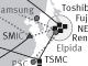 custom map of semiconductor industry, technology illustration